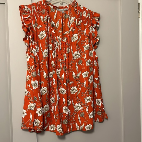 Daniel Rainn Leona Flutter Detail Blouse - Picture 4 of 5